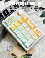 Gasket Creamy Mechanical Numpad Programmable Macro Keypad Wireless - Image 4