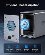 ORICO 5 Bay DAS Hard Drive Enclosure USB 3.0 - Image 4