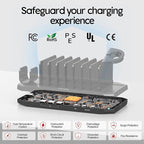 Unitek USB C Charging Station for Multiple Devices Apple - Image 5