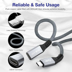 USB4 Extension Cable 1Ft, Thunderbolt 3 & 4 Extension Cable, USB C 4.0 Support - Image 7