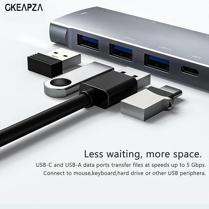 USB C Adapter Docking Station for Galaxy dex iPad Pro, USB-C Multiport Adapter - Image 4