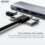 USB C Adapter Docking Station for Galaxy dex iPad Pro, USB-C Multiport Adapter - Image 4