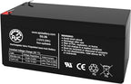 AJC Battery Compatible with APC Back-UPS ES350 12V 3.2Ah UPS Battery by AJCBattery