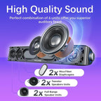 Computer Speakers, HiFi Sound Quality Computer Sound Bar, USB Powered PC - Image 2