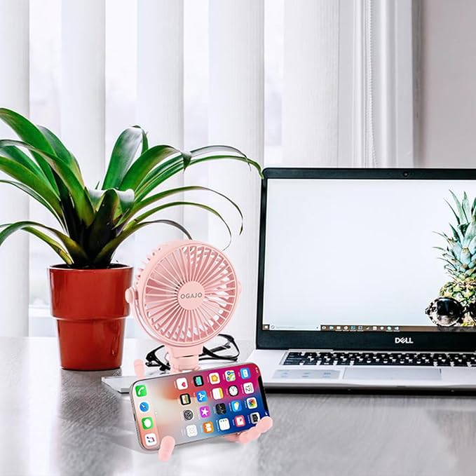 Portable Stroller Fan Personal rechargeable USB Fans - Image 6