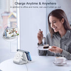 Wireless Charger 3 in 1, RTOPS Magnetic Travel Wireless Charging Station - Image 6