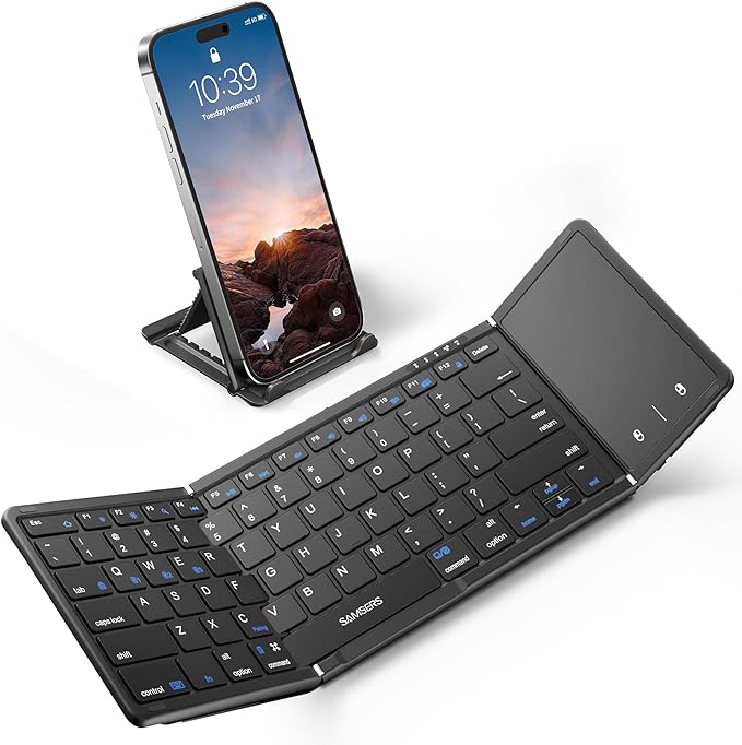 Samsers Foldable Bluetooth Keyboard by HOME