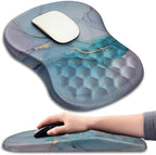 Mouse Pad Wrist Support, Ergonomic Mouse Pad by KUOSGM