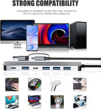PANPEO Aluminum 7 in 1 USB C & USB Hub - Image 7