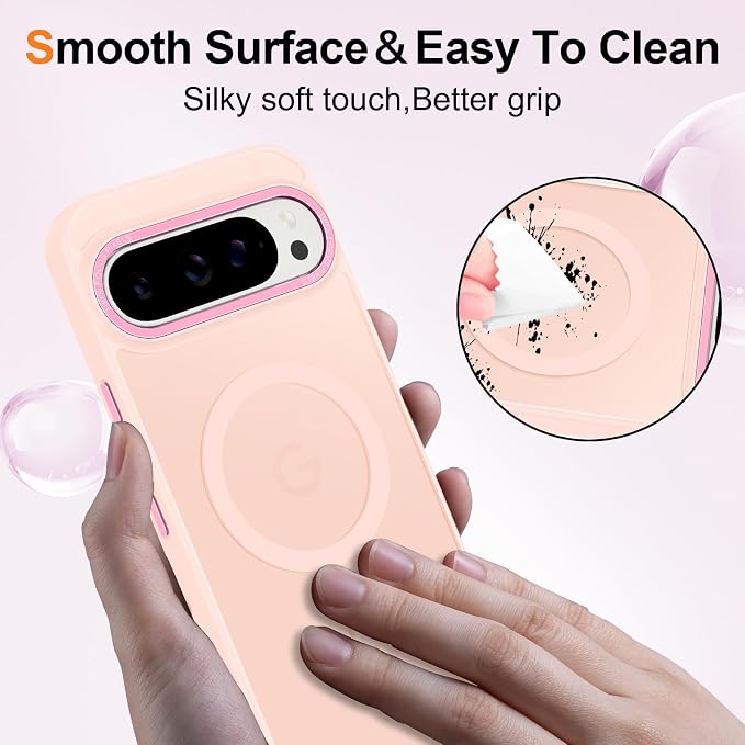 Magnetic for Google Pixel 9 Pro XL Case, Shockproof Slim Translucent Matte - Image 5