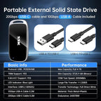 SSK 4TB SSD External Hard Drive, Portable SSD Drive up to 2000 MB/s, USB 3.2 - Image 8