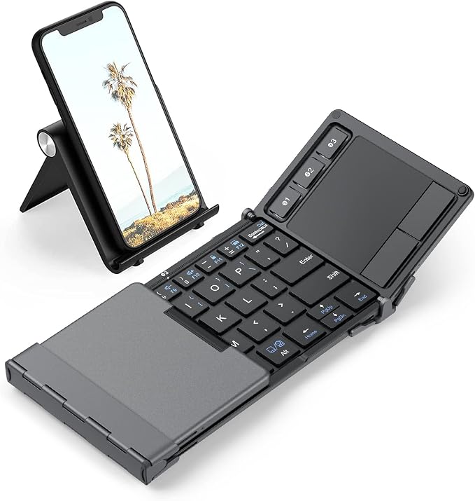 iClever Foldable Keyboard, BK08 Bluetooth Keyboard by iClever