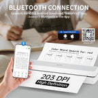 iDPRT Portable Thermal Printer, 203DPI Wireless Bluetooth Small Printers - Image 2