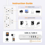 TESSAN Voltage Converter US to Europe, 220 to 110 Voltage Converter, Universal - Image 7