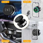 for MagSafe Car Mount Charger, 15W Fast Wireless Charger Suction Car Phone - Image 7