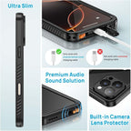 Lanhiem for iPhone 16 Pro Max Case, IP68 Waterproof Dustproof Shockproof Cases - Image 5