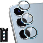 for Samsung Galaxy S24 FE Camera Lens Protector, Individual Metal Ring Tempered by Btscase