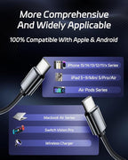 DreamBee Retractable Car Charger, 66W Super Fast USB Car Phone Charger - Image 8