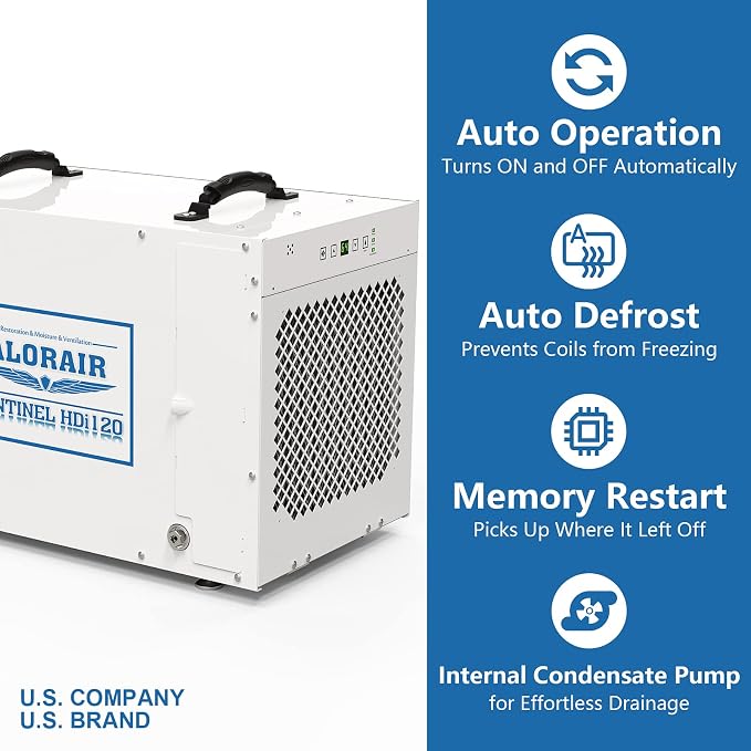 ALORAIR Sentinel HDi120 Commercial Dehumidifier - Image 4