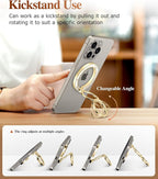 GVIEWIN Magnetic Phone Ring Holder, Compatible - Image 4