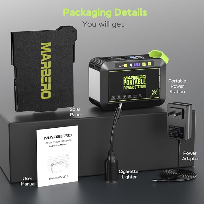 MARBERO 80W Solar Powered Generator - Image 9