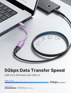 JSAUX USB C to USB 3.0 Adapter, USB C Male to USB Female OTG Cable Adapter - Image 2