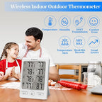 Geevon Indoor Outdoor Thermometer Wireless - Image 7