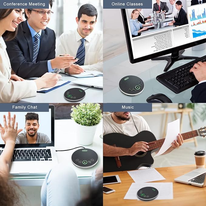 Bluetooth Speakerphone Conference Microphones, Wireless Conference Speaker - Image 8