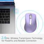 memzuoix 2.4G Wireless Mouse, 1400 DPI Computer Mice - Image 2
