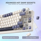 RK ROYAL KLUDGE L98 Wireless Mechanical Keyboard w/Left-Handed Southpaw Design - Image 5