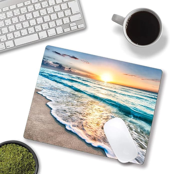 Mouse Pad, Premium-Textured Mouse Mat, Non-Slip Rubber Base Mousepad - Image 4