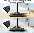 MOUNTUP Universal Speakers Stands Pair 34" to 43.3" Height Adjustable Holds - Image 6