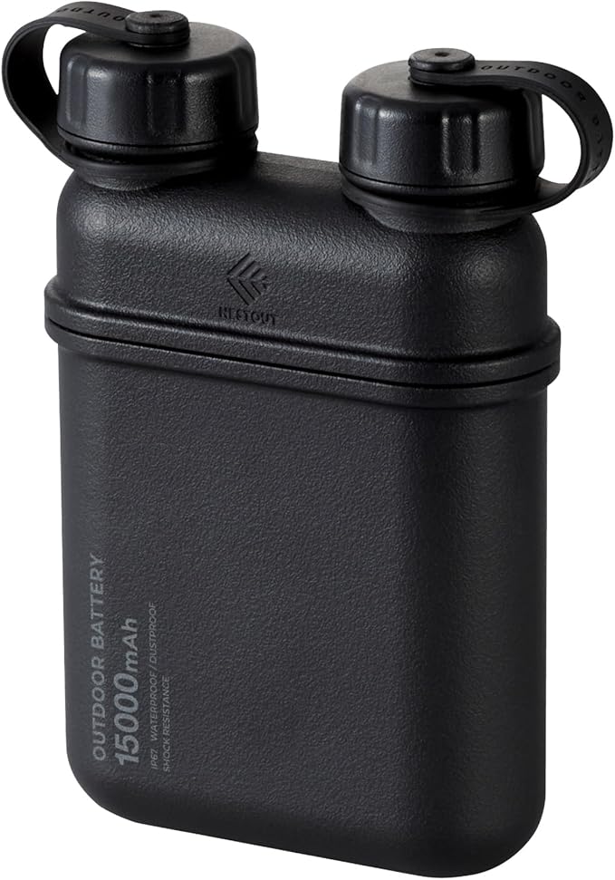 ELECOM NESTOUT Rugged Power Bank, 15000mAh Outdoor Charger, 32W USB C Fast by ELECOM