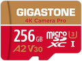 GIGASTONE 256GB Micro SD Card, 4K Camera Pro, A2 V30 by Gigastone