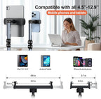 Tablet Floor Stand, Adjustable Tablet Stand, 360° Rotation Tablet Holder - Image 7