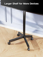 PERLESMITH Rolling TV Stand for 23–62 Inch TVs, Outdoor Mobile TV Cart Holds up - Image 6