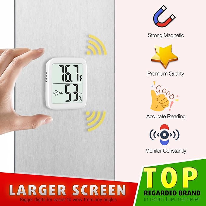 Antonki 2 Pack Room Thermometer - Image 3
