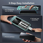 ESR 3 Pack for iPhone 15 Pro Screen Protector, Full Coverage Tempered Glass Film - Image 2