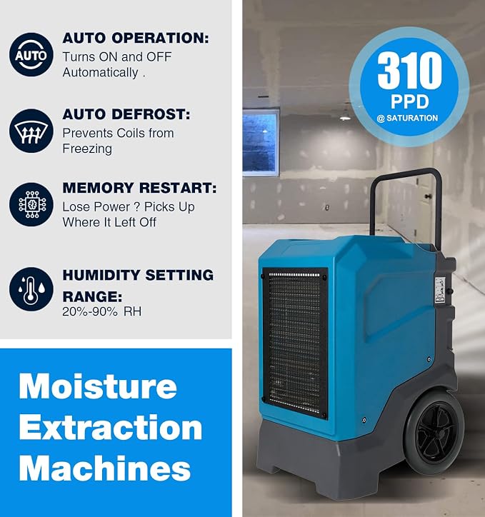 MOUNTO 310 Pints LGR Commercial Dehumidifier - Image 2