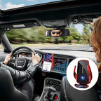 Wireless Car Charger Mount Automotive Electric Induction 15W Fast Charging Auto - Image 2