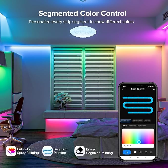 WiFi RGB IC LED Controller DR03W, Control by Smart Life/Tuya APP/Alexa/Google - Image 4