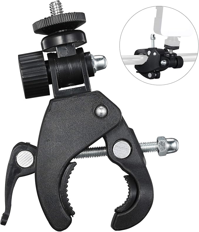 Camera Super Clamp with 1/4"- 20 Threaded Head Compatible - Image 6