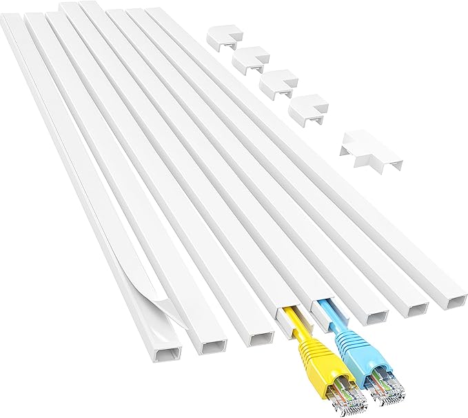 Yecaye Cord Hider, One-Cord Cable Concealer, Cord Covers by Yecaye