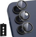 for Samsung Galaxy A35 5G Camera Lens Protector, Individual Metal Ring Tempered by Btscase
