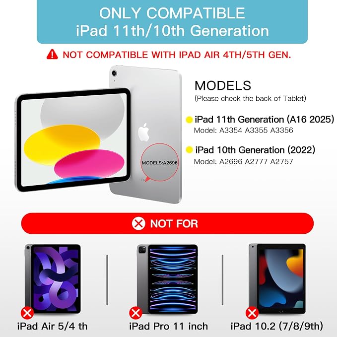 NOKBABO for iPad 11th 10th Generation Case - Image 2