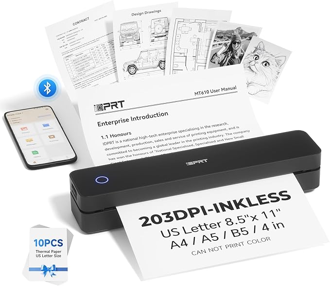 iDPRT Portable Printer Wireless by iDPRT