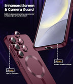 Magnetic for Samsung Galaxy S24 Case Slim Soft Silicone Bumper Shockproof - Image 4