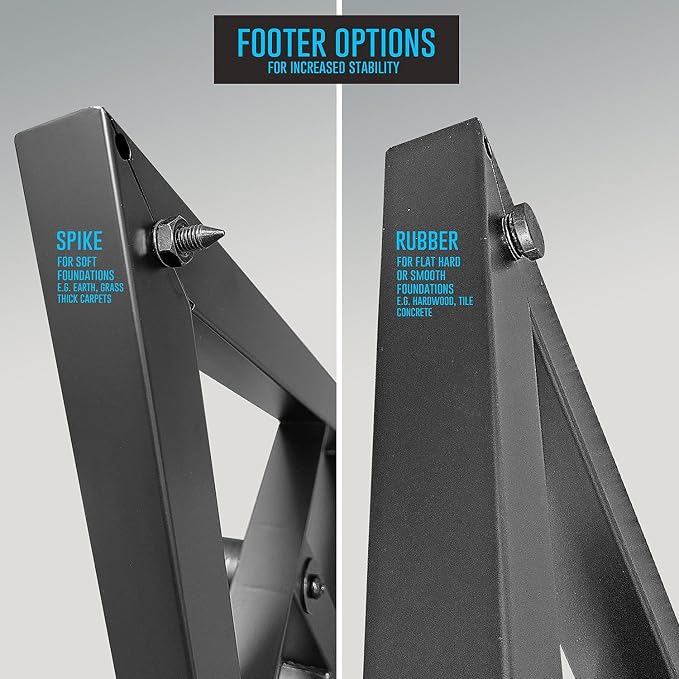 AxcessAbles Studio Monitor Speaker Stands Pair. 80lb Capacity per Stand. - Image 8