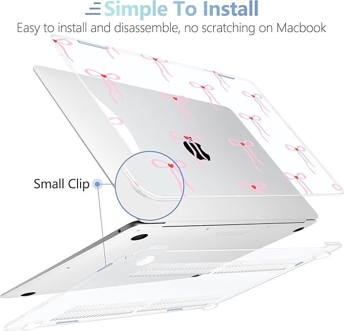 MEEgoodo for MacBook Air 13 inch Case 2021 2020 2019 2018 Released A2337 M1 - Image 4
