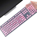 Keyboard Cover Skin for Dell KM636 KB216 KB216t KB216d KB216p Wired & Wireless by MUBUY